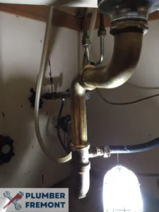 Sink drain repair work
